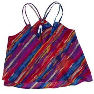 Truth NYC Multi Color Flowy Tank - Large